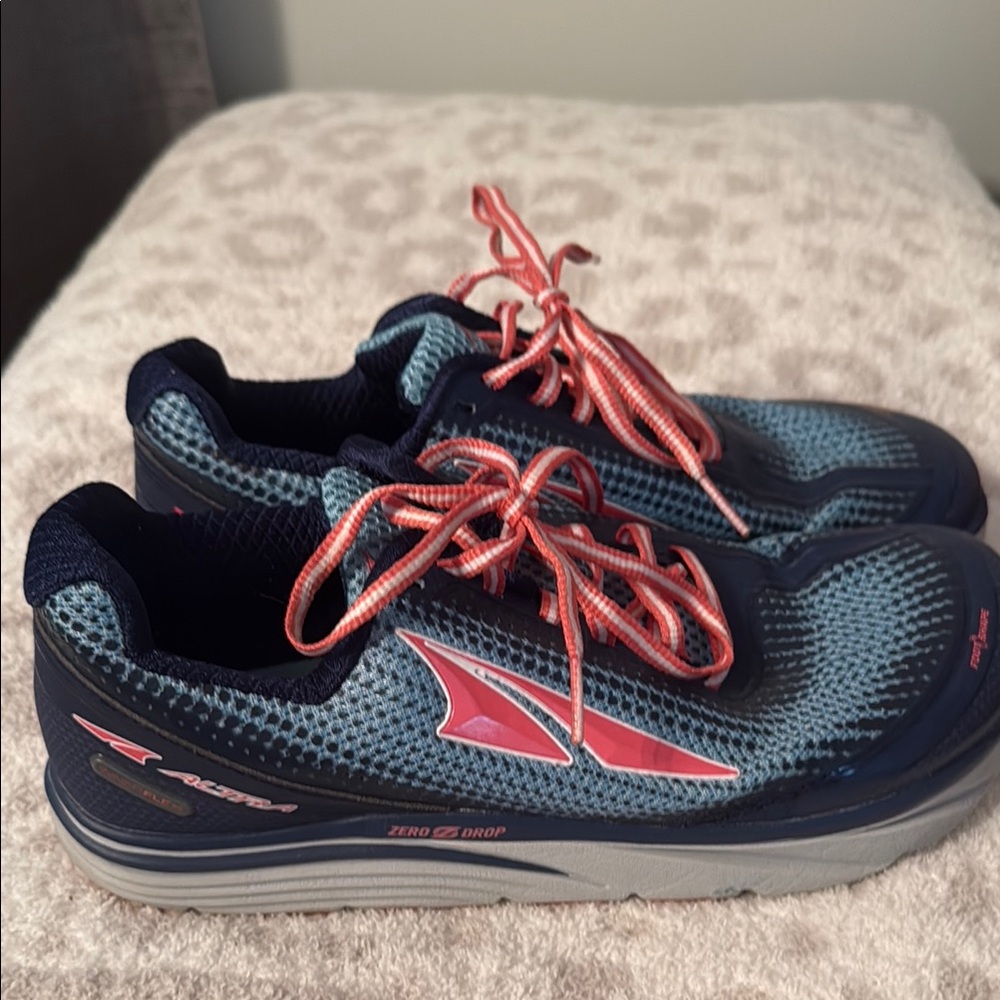 Altra Navy and Coral Athletic Shoes
